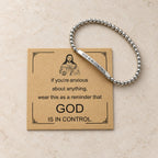 GOD IS IN CONTROL Beaded Bracelet