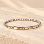 GOD IS IN CONTROL Beaded Bracelet
