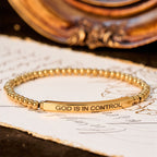 Pulsera de Cuentas "DIOS TIENE EL CONTROL": Su Soberanía para el Día a Día