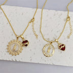 Collar de la Virgen y el Sagrado Corazón en 6 Estilos: Joyería Elegante Llena de Fe