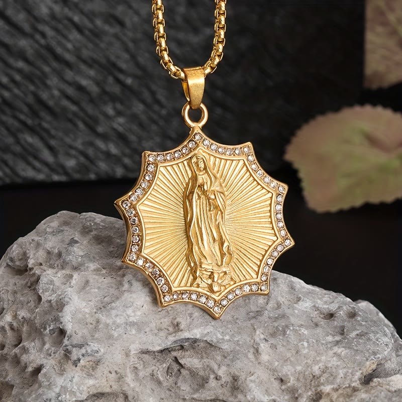 Collar de la Virgen "Cuidado Divino": Recordatorio de Su Presencia