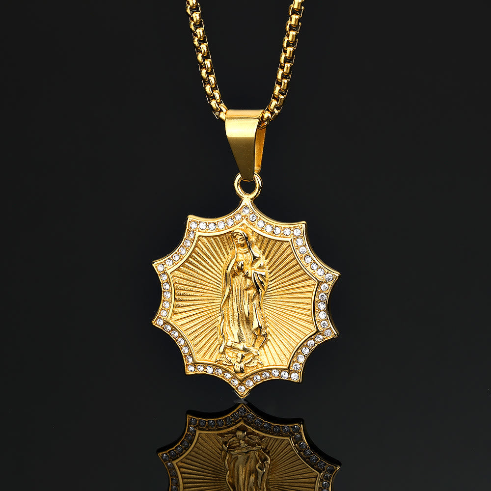 Collar de la Virgen "Cuidado Divino": Recordatorio de Su Presencia