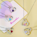 Collar de Cruz del Sagrado Corazón con Detalle de Color: Vínculo Diario con Su Amor