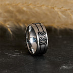 Anillo de Metal con Letras "JESÚS": Lleva Su Gracia en tu Día a Día