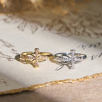 Anillo Cruz Mobius Dorado/Plata: Lleva Su Gracia en tu Día a Día