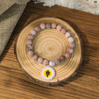 Pulsera de Piedra Natural con Versículo Bíblico y NFC: Toca y Recibe la Palabra de Jesús
