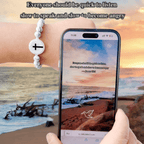 Pulsera de Piedra Natural con Versículo Bíblico y NFC: Toca y Recibe la Palabra de Jesús