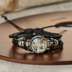 Pulsera Ajustable Multicolor de San Benito: Símbolo contra la Negatividad y el Miedo