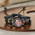Pulsera Ajustable Multicolor de San Benito: Símbolo contra la Negatividad y el Miedo