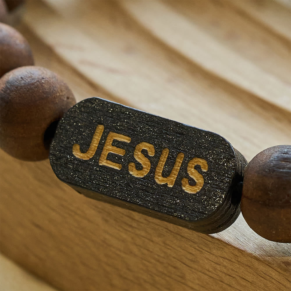 Pulsera de Madera de Jesús: Regalo de Joyería
