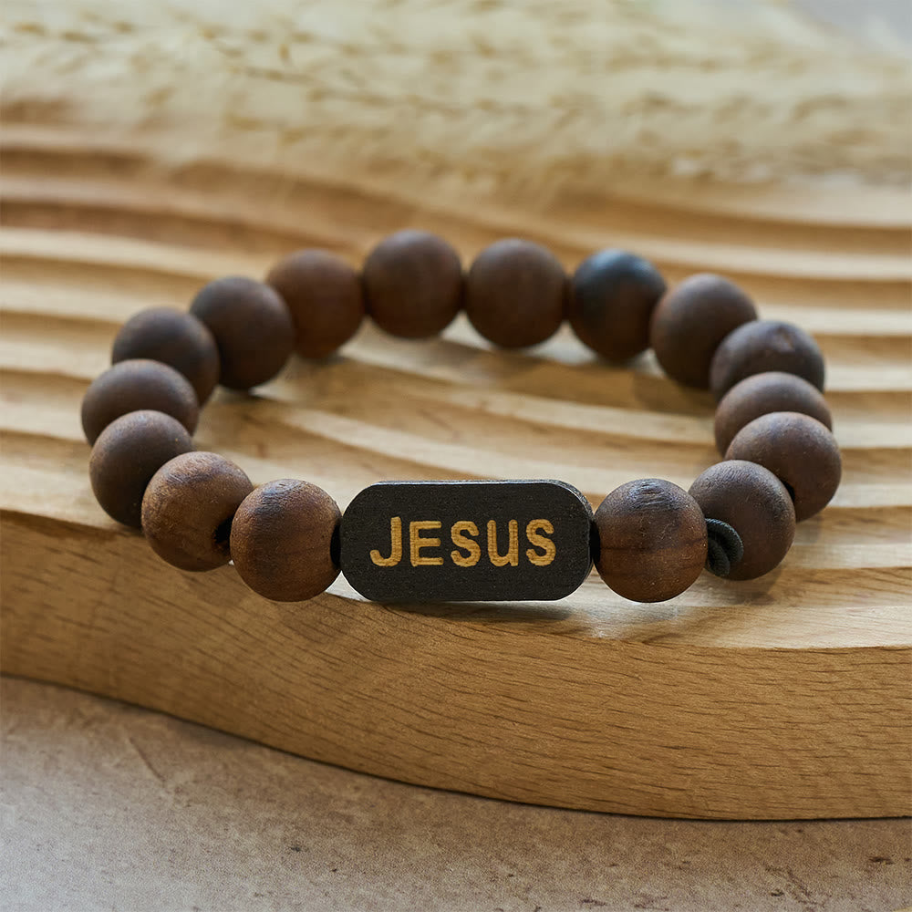 Pulsera de Madera de Jesús: Regalo de Joyería