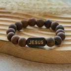 Pulsera de Madera de Jesús: Regalo de Joyería