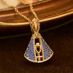 Collar con Dije de Protección Divina de la Virgen de Aparecida Estilo Clásico