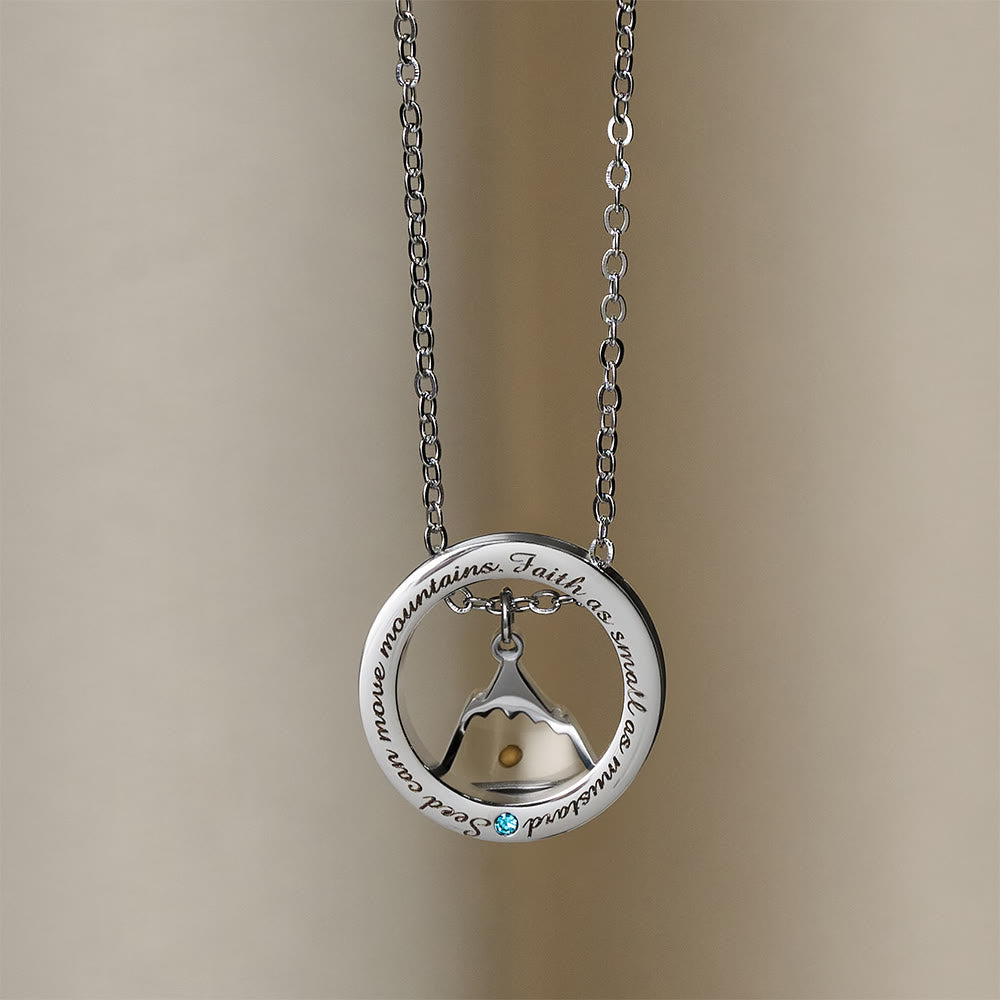 Collar "Fe como Semilla de Mostaza": Dijes Variados y Símbolo Sagrado para el Día a Día