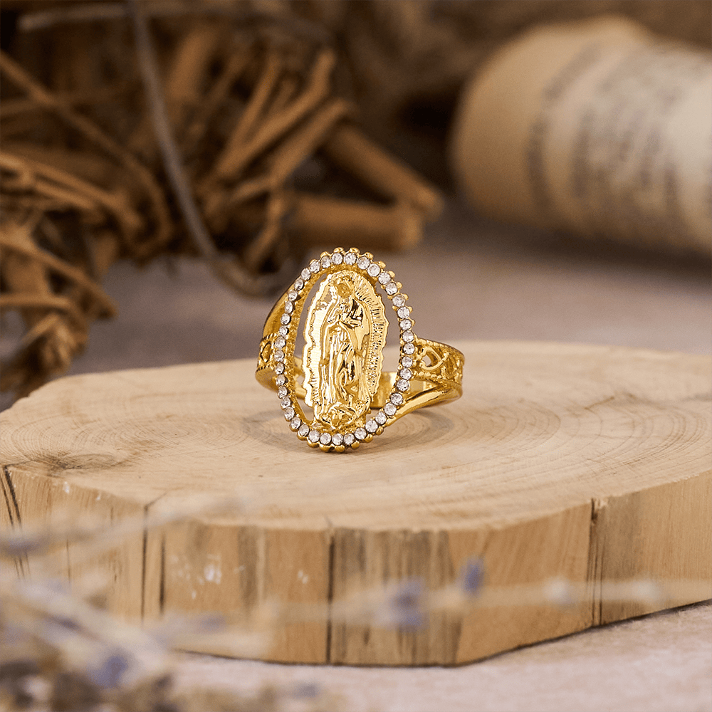 Anillo Dorado de la Virgen de Guadalupe: Gracia Divina y Fe