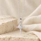 Cross & Crown Sparkle Necklace (2 Sizes)