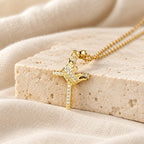 Cross & Crown Sparkle Necklace (2 Sizes)