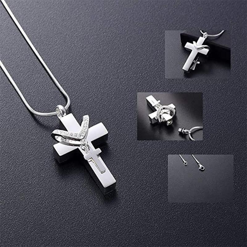 Collar de Cruz Interior Desmontable: Ancla tu Fe en un Amor que Trasciende