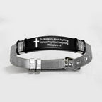 Pulsera de Cruz Motivacional con Versículos Bíblicos en Varios Estilos