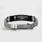 Pulsera de Cruz Motivacional con Versículos Bíblicos en Varios Estilos