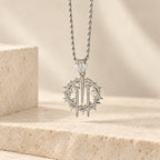 Crown of Thorns & Nails Rope Chain Necklace
