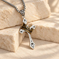 The Crown Cross Necklace Religion Jewelry