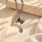 The Crown Cross Necklace Religion Jewelry