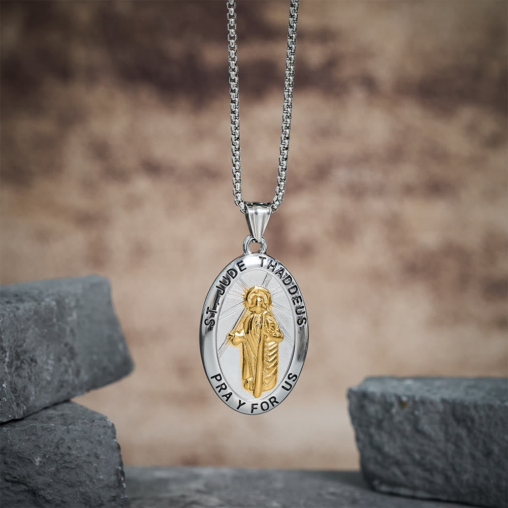 Collar con Dije de San Judas Tadeo
