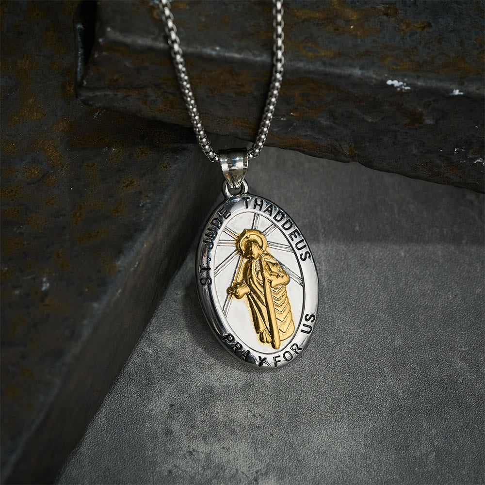 Collar con Dije de San Judas Tadeo