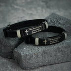 Pulsera Luminosa de Silicona con Cruz y Mateo 19:26: Mensaje Eterno de Esperanza y Fe