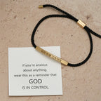 Pulsera de Fe "Dios Tiene el Control": Símbolo de Confianza y Bendición Nupcial