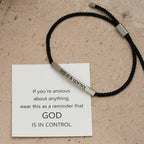 Pulsera de Fe "Dios Tiene el Control": Símbolo de Confianza y Bendición Nupcial