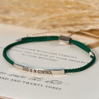 Pulsera de Fe "Dios Tiene el Control": Símbolo de Confianza y Bendición Nupcial
