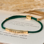 Pulsera de Fe "Dios Tiene el Control": Símbolo de Confianza y Bendición Nupcial