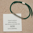 Pulsera de Fe "Dios Tiene el Control": Símbolo de Confianza y Bendición Nupcial