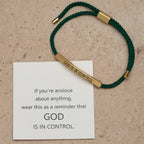 Pulsera de Fe "Dios Tiene el Control": Símbolo de Confianza y Bendición Nupcial