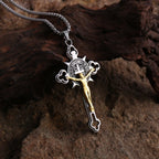 Collar con Dije Crucifijo Calado: Símbolo de Fe y Protección Divina
