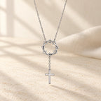 Thorn Crown Cross Necklace