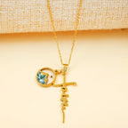 Collar de Cruz con Semilla de Mostaza y Letra de Fe: Símbolo de una Fe que Mueve Montañas