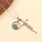 Collar de Cruz con Semilla de Mostaza y Letra de Fe: Símbolo de una Fe que Mueve Montañas