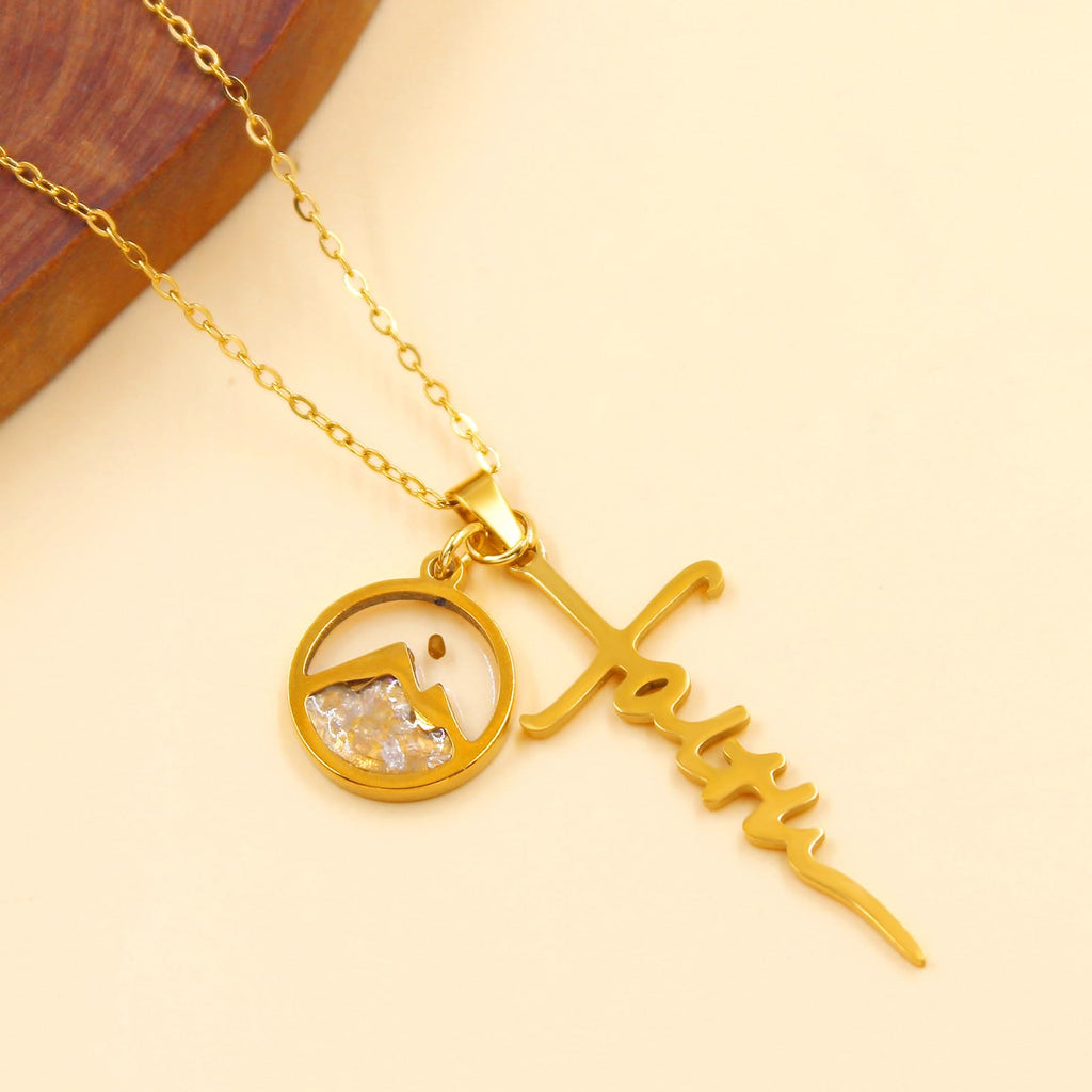 Collar de Cruz con Semilla de Mostaza y Letra de Fe: Símbolo de una Fe que Mueve Montañas