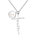 Collar de Cruz con Semilla de Mostaza y Letra de Fe: Símbolo de una Fe que Mueve Montañas