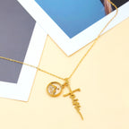 Collar de Cruz con Semilla de Mostaza y Letra de Fe: Símbolo de una Fe que Mueve Montañas