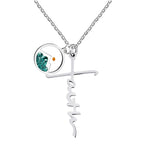 Collar de Cruz con Semilla de Mostaza y Letra de Fe: Símbolo de una Fe que Mueve Montañas