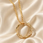 Crown of Thorns Zircon Necklace