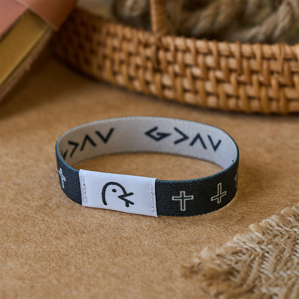 Pulsera NFC con Símbolo Sagrado: Versículos Divinos Diarios con un Toque
