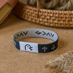 Pulsera NFC con Símbolo Sagrado: Versículos Divinos Diarios con un Toque
