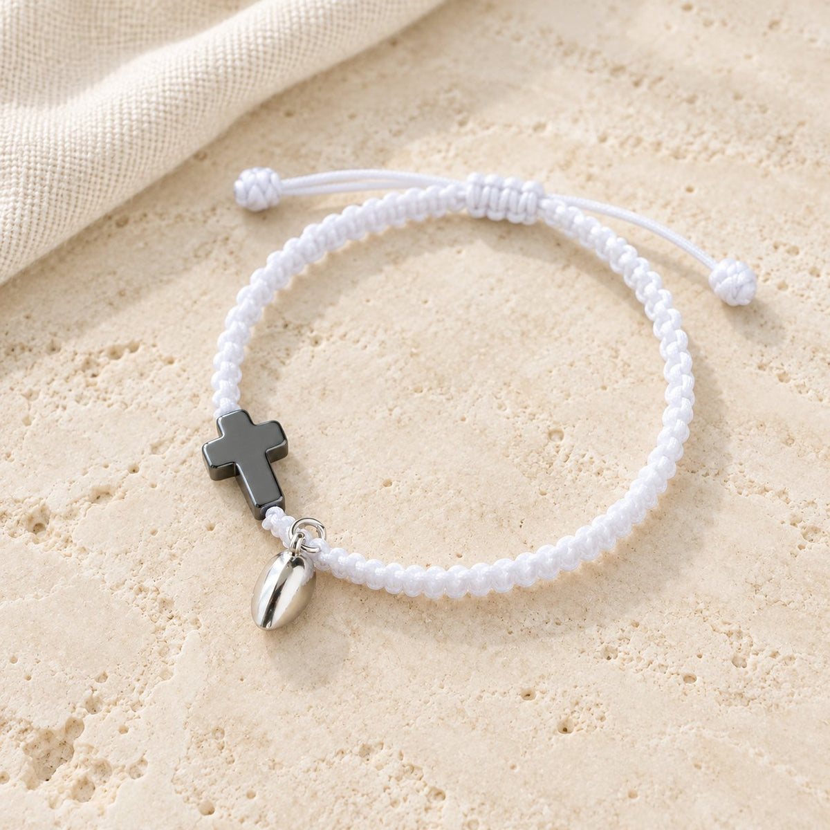 Magnetic Heart Cross Bracelet Set