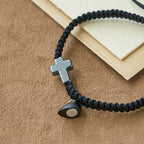 Set de Pulseras Magnéticas de Corazón y Cruz: Símbolo de Unión Sagrada y Amor Duradero