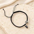 Magnetic Heart Cross Bracelet Set